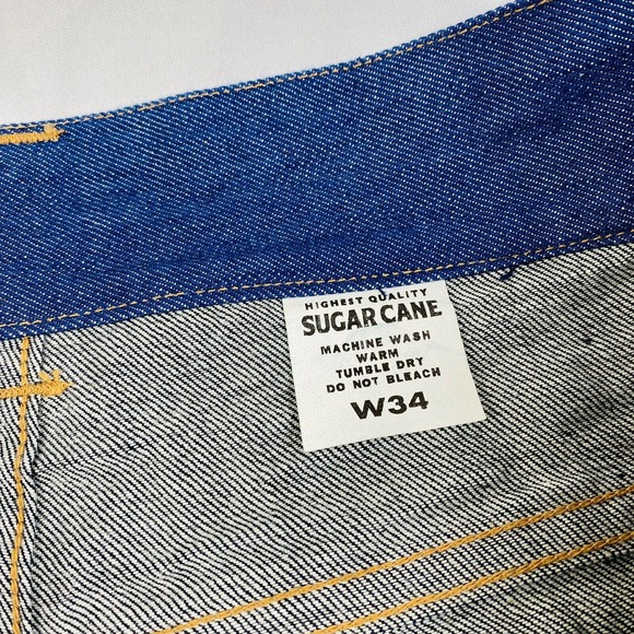 Sugar Cane Mens Size 34 Pocket Painter Colorblock Short NWT - Picture 4 of 6